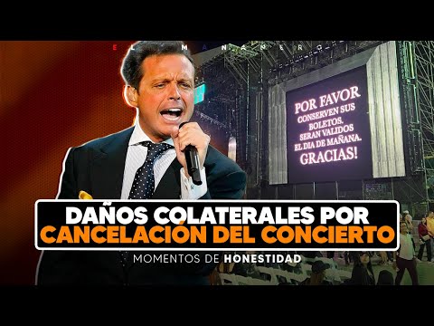 Daños colaterales que dejó la cancelación del concierto de Luis Miguel