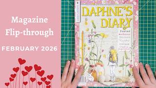 February Daphne's Diary Magazine Flip Through - 2026 Issue 2 #inspiration #magazines Use Code Liz10