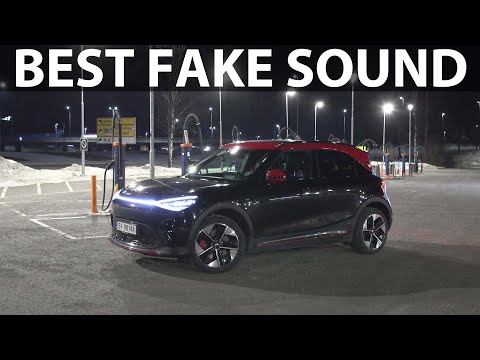 Smart #1 Brabus acceleration and noise test with real fake engine sound