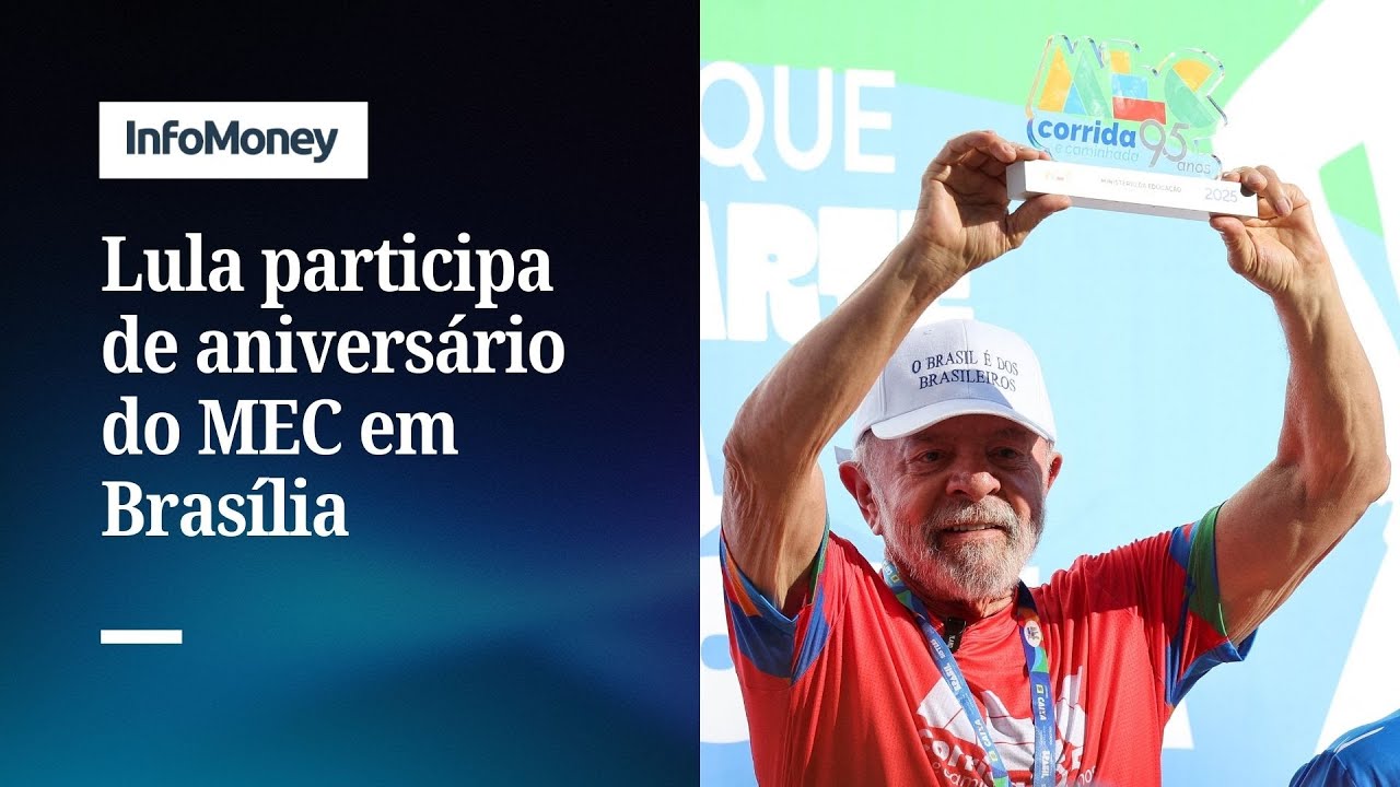 Não tem motociata tem caminhada de educador diz Lula no evento de 95 anos do MEC |InfoMoney News