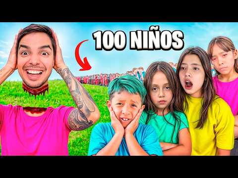 100 BROMAS EXTREMAS vs 100 NIÑOS YOUTUBERS !!