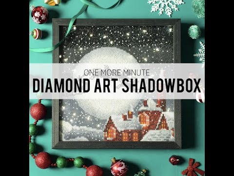 One More Minute: Diamond Art Shadowbox