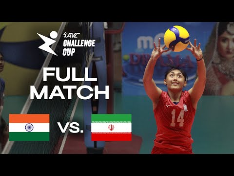 🇮🇳 IND vs. 🇮🇷 IRI - AVC Challenge Cup 2024 | Pool Play - presented by VBTV