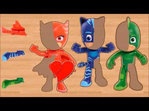 PJ Masks Toys Puzzles, Catboy and Gekko