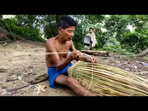 TUTORIAL DIY, BAMBOO PROCESSING FOR CRAFT, RAW MATERIAL MAKING FOR BAMBOO  CRAFT, PEACHES & PINK