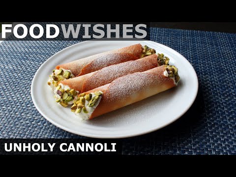 Unholy Cannoli - Easy Cheater Cannoli - Food Wishes