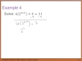 Solving Exponential and Logarithmic Equations