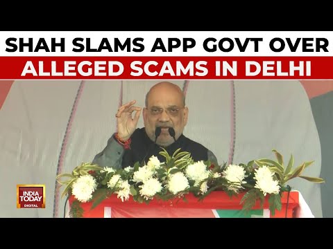 HM Amit Shah: AAP's Delhi Govt Turned Yamuna Polluted, Forced People To Drink Contaminated Water