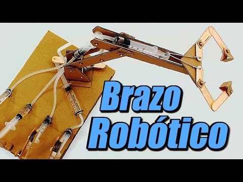 Brazo robótico con sistema hidráulico, cómo se hace - YouTube(25分59秒)液壓機器手臂製作DIY