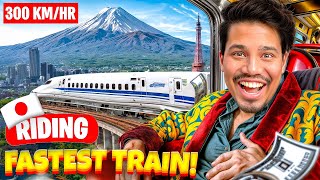 I TRIED THE FASTEST TRAIN IN JAPAN  !! 😍