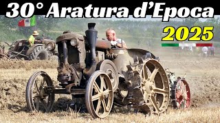 30° Gara Nazionale d'Aratura Trattori d'Epoca Quingentole 2025, Landini Testa Calda, Fiat, Same, etc