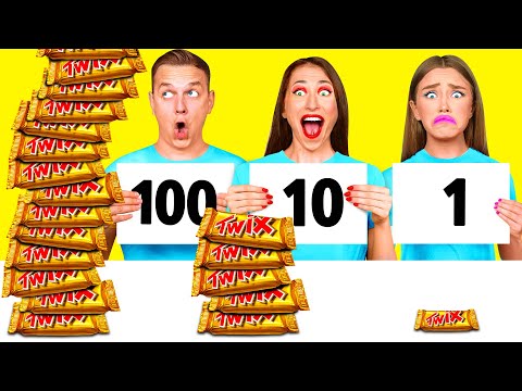 100 Layers of Food Challenge | Delicious Recipes by BaRaDa Challenge