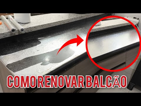 COMO RENOVAR BALCÕES DE COZINHA, MESA,GAVETAS E ETC...
