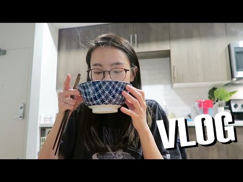 簡單週末 Weekend Vlog: 宵夜的誘惑😂辛拉麵+海苔蛋拌飯❤️、清燉牛肉湯