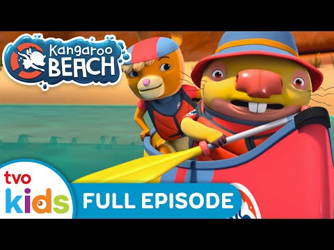 Canoe Adventure 🛶 | KANGAROO BEACH 🦘🏝 | Beach Adventures, Lifeguard Training & Ocean Fun | TVOkids