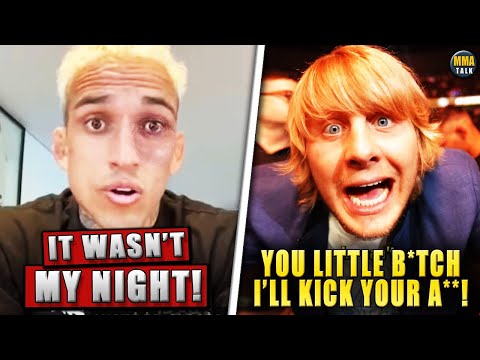 Charles Oliviera's FIRST REACTION after UFC 317 KO loss, Paddy LASHES OUT at Ilia for shoving him