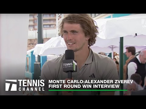 Alexander Zverev talks playing in his home tournament this week. | 2023 Monte Carlo First Round