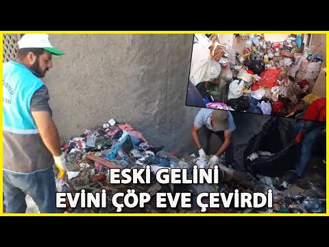 İstanbul’dan Geldi; Evinin Alt Katıyla Avlunun Çöple Dolu Olduğunu Gördü