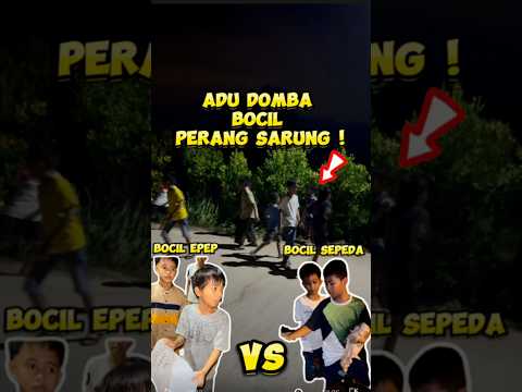Prank adu domba bocil perang sarung #fypshorts #comedy #prank #viral