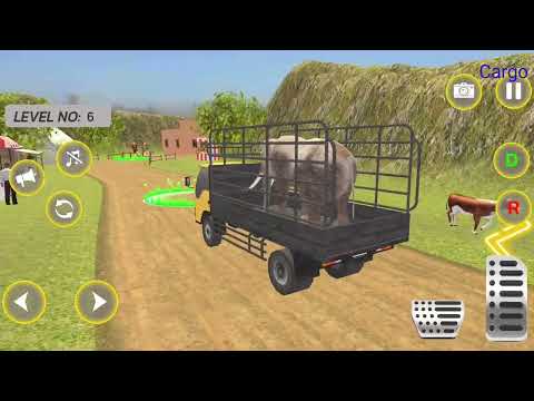 wild animal games 2024, animal transport truck driving android gameplay hd