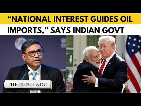 YouTube video thumbnail: India Breaks Silence on Russian Oil Amid Trump Claim