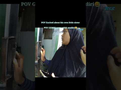 POV GEMES sama Adek Cewek‼️ udh gede aja nih anak😅 #shorts #motovlog #pov #gemes #adek #cewek #viral