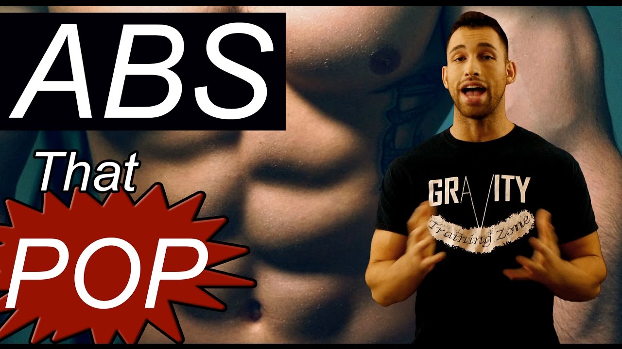HOW to GET your ABS to SHOW and POP OUT without Flexing tips to get a six pack ripped bulky abs