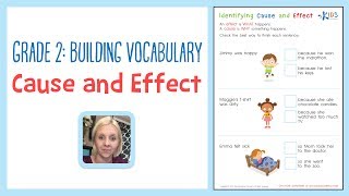 Building Vocabulary Cause And Effect