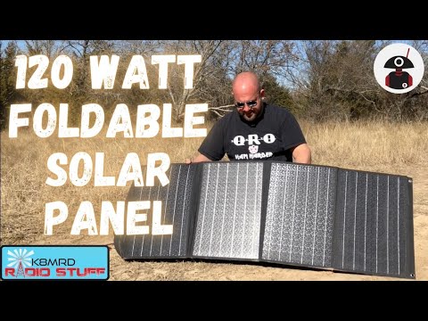 Off Grid Solar Power | Raddy 120 Watt Foldable Solar Panel