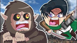 Levi Bullies the Beast Titan | Attack on Titan