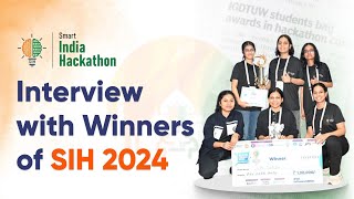 SIH 2024 Winners Interview | IGDTUW Team | Coding Blocks #smartindiahackathon