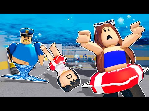 MI BEBÉ ESCAPA de la PRISIÓN de BARRY SIRENA en ROBLOX