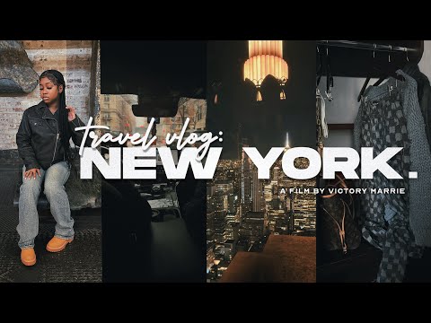 NEW YORK VLOG ☆ Meet my Sister, Ice Skating, Exploring the City, Shopping | vlogmas ep 5