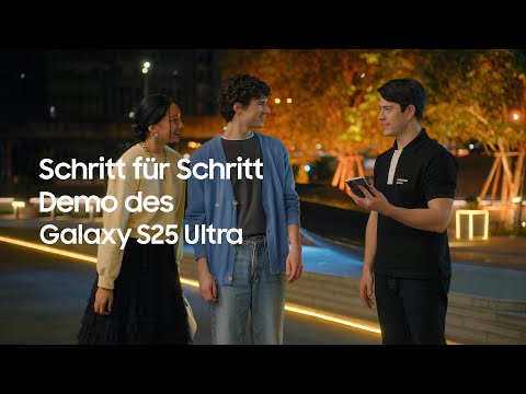 Schritt für Schritt Kamera-Demo | Samsung Galaxy S25-Serie