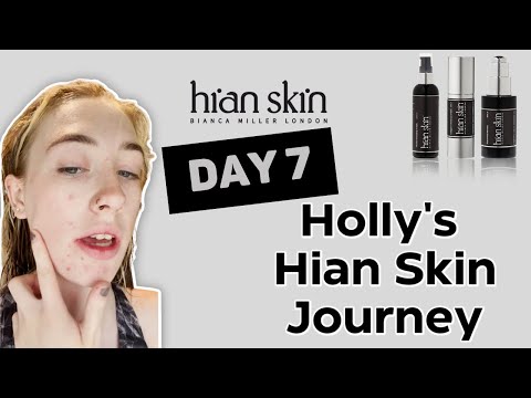 Day 7 of Holly's Hian Skin Journey - Hian Skin - Bianca Miller London