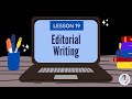 Understanding Editorial Writing Concepts