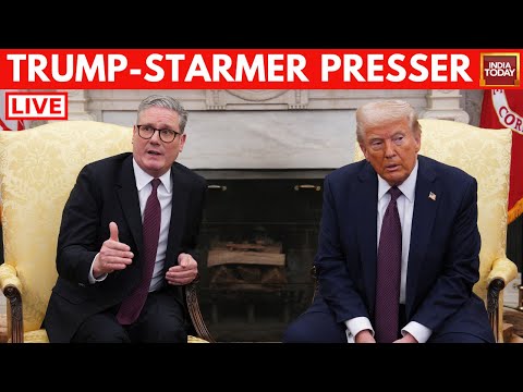 Trump Starmer Meeting  LIVE: UK PM Keir Starmer Meeting With Donald Trump At The White House