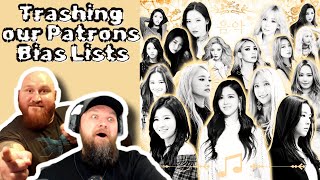 Trashing our Patrons KPOP BIAS LISTS (2025 Edition)