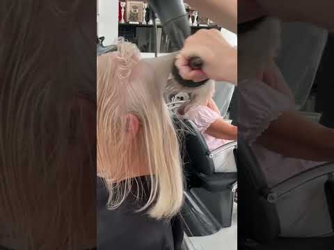Blow dry long hair #video #haircut #hair #blowup #blowout #pixiehaircut #longlayerhaircut #funny