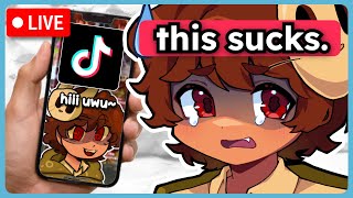Reacting to my HORRIBLE old tiktoks...🥀 (COME JOIN!)