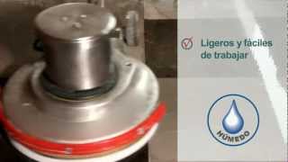 cocinero clima Distraer Discos de fibra para limpieza y pulido de pisos - YouTube