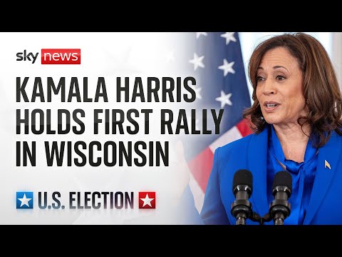 Kamala Harris holds first rally in battleground state