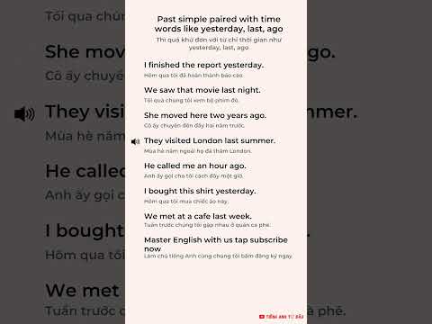🚀 PAST SIMPLE + YESTERDAY, LAST, AGO: Kể Chuyện Quá Khứ Siêu DỄ! 🌟 Học Tiếng Anh