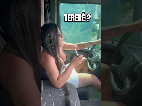 Aquele tereré da Tarde 😍 #terere #motorista #viagem #caminhão #truck #caminhoneiro #fy #funny