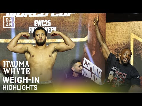 Moses Itauma vs. Dillian Whyte | Weigh In Highlights