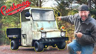 We Bought an Abandoned Air Force Mini Truck! Will it Run? (Sitting 20 Years)