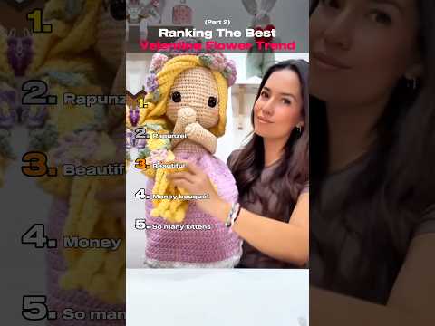 Ranking The BEST Valentine Flower Trend (PT 2) #shortsviral