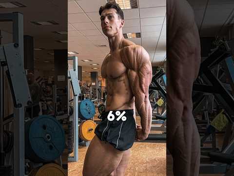 6% Körperfett in 30 Sekunden😱 #fitness #tips