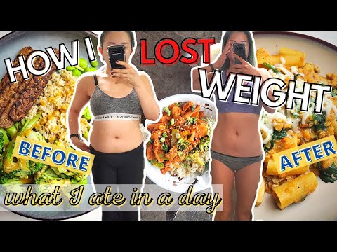 HOW I LOST WEIGHT / WHAT I ATE IN A DAY (VEGAN)