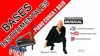 BASE PIANO, CONGA y BAJO Con CONTEO ON 2 y Son: ***APRENDEMOS a Diferenciar los INSTRUMENTOS***